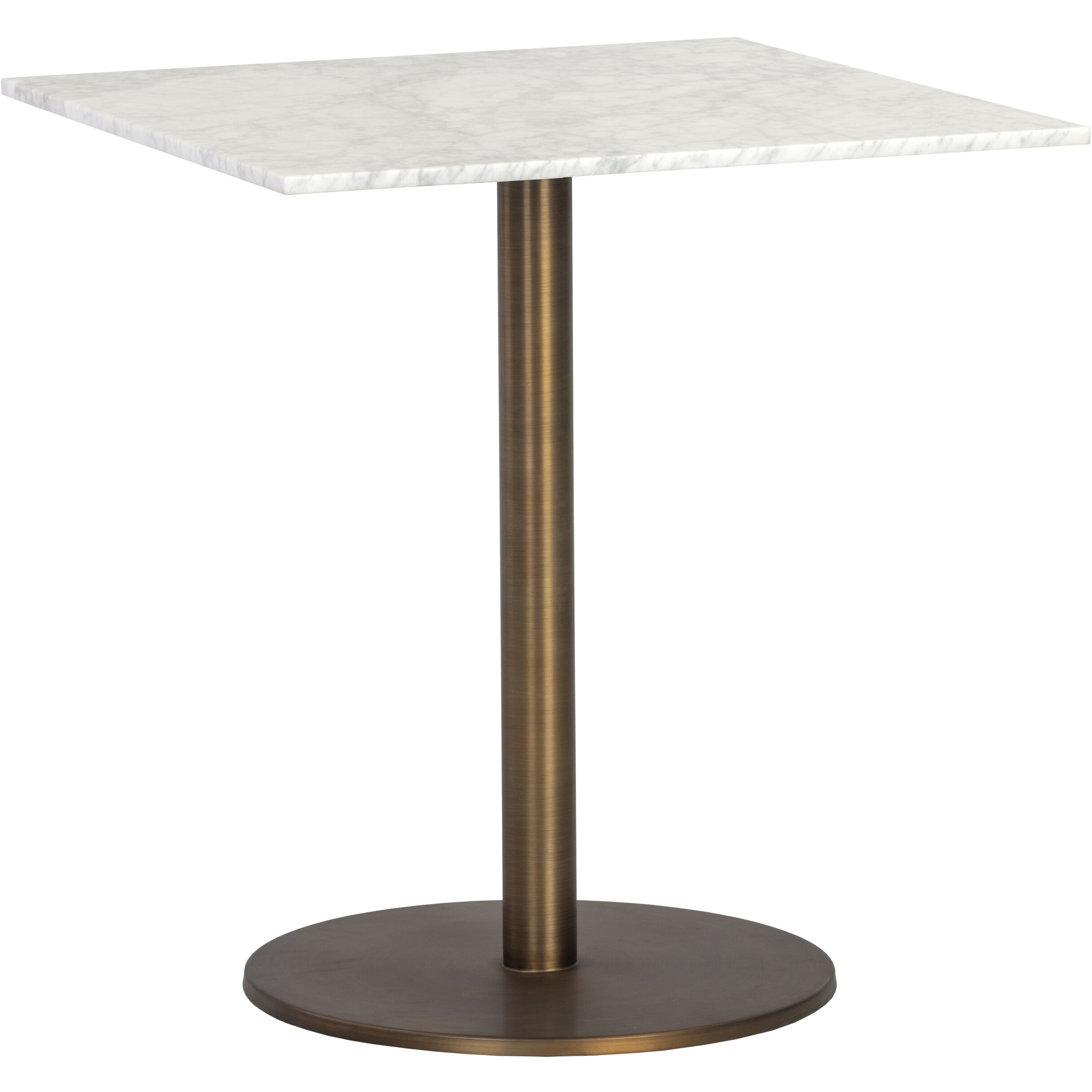 Enco White / Antique Gold Bistro Table
